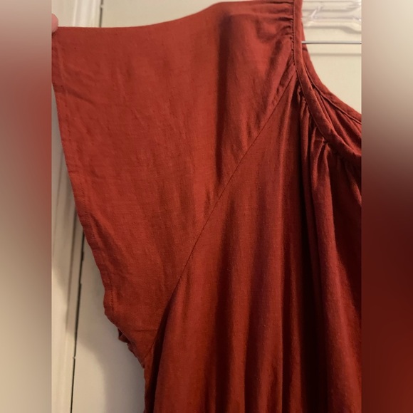 Tahari NWT Wide Leg Cap Sleeve Linen Blend Jumpsuit Size Extra Large - Picture 5 of 12